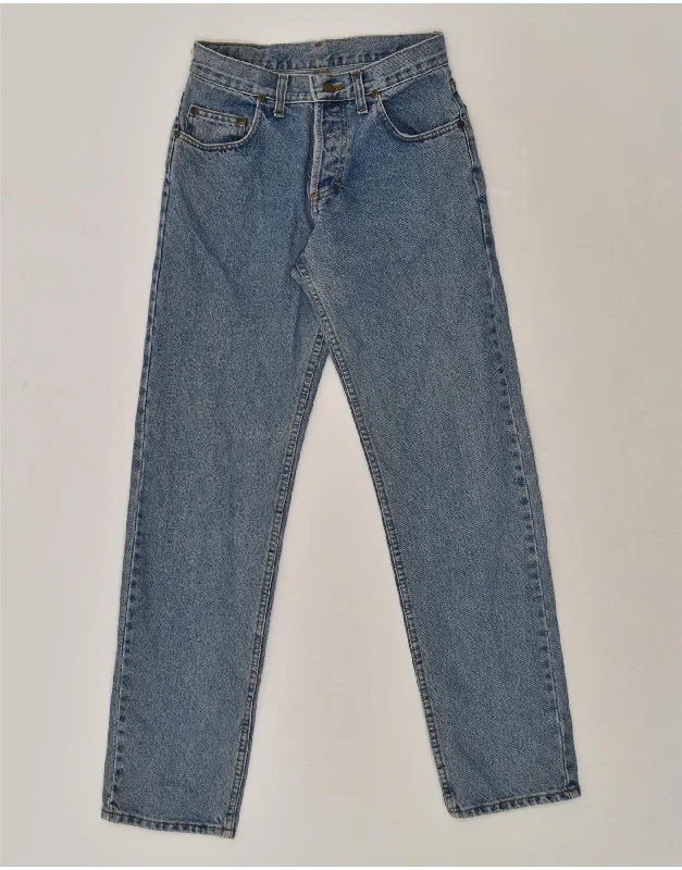 Urban Wear LEE Mens Straight Jeans W28 L32 Blue Cotton