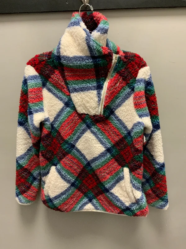 Lightwear Options Top Long Sleeve By Talbots In Red & White, Size: Sp