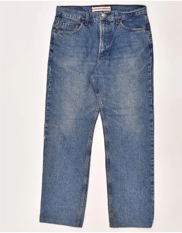 Functional Wear CARRERA Mens Straight Jeans W34 L30 Blue Cotton