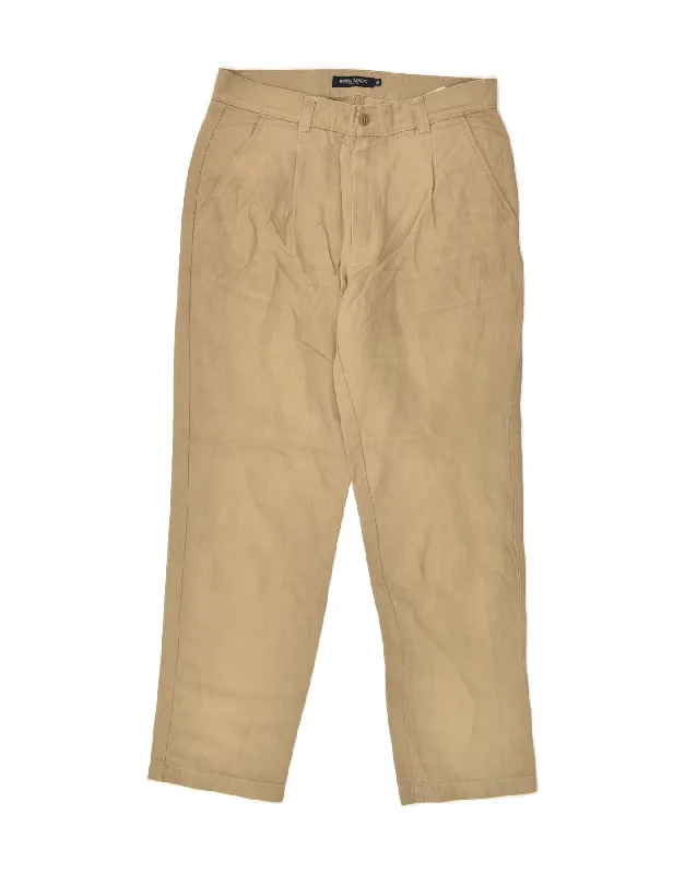Fashion Comfort MARINA YACHTING Mens Pegged Casual Trousers IT 50 Large W34 L30 Brown Fashion Comfort MARINA YACHTING Mens Pegged Casual Trousers IT 50 Large W34 L30 Brown