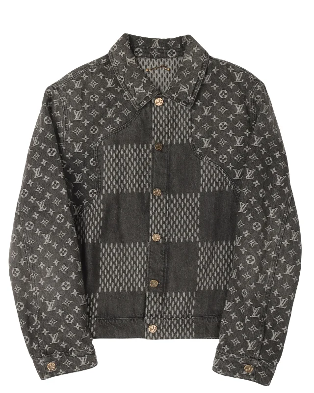 Relaxed Layers Nigo Monogram Denim Jacket