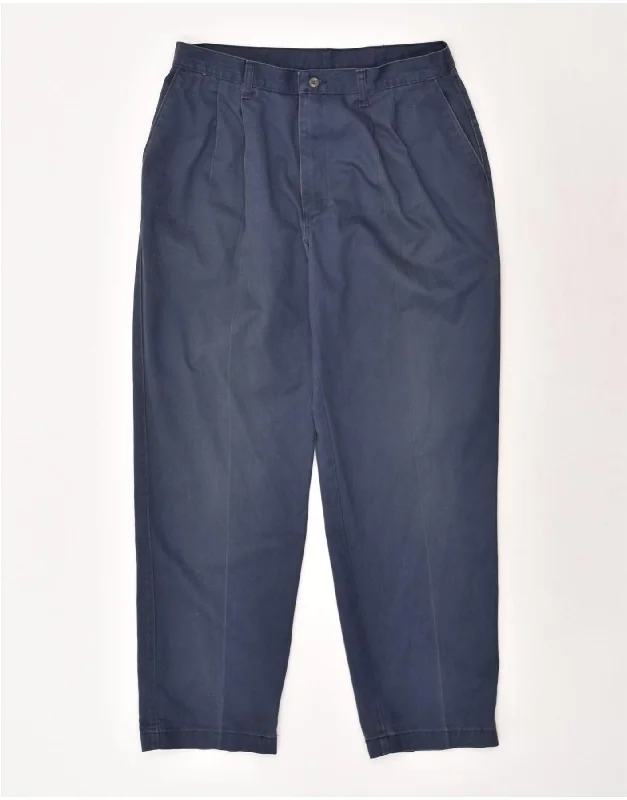 Practical Looks LEE Mens Pegged Chino Trousers W36 L32 Blue Cotton