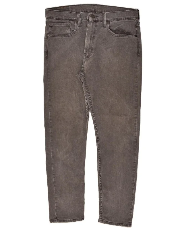 Street Gear LEVI'S Mens 512 Skinny Jeans W34 L29 Grey Cotton