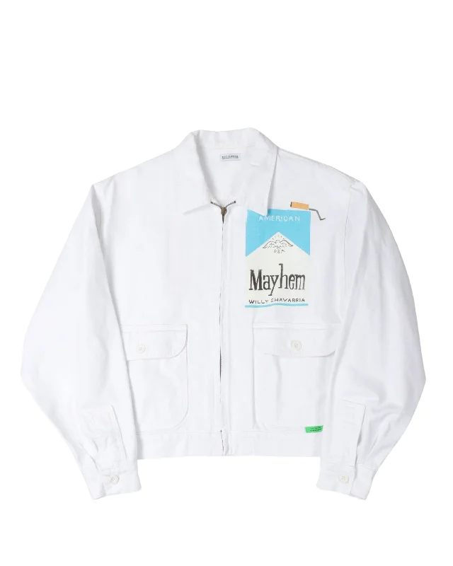 Cozy Pants Mayhem Painted Denim Jacket