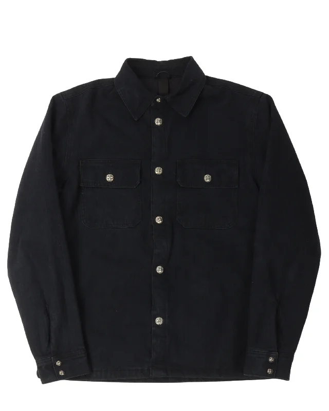 Smart Casual Wear Padded Work Dog Shirt Jacket