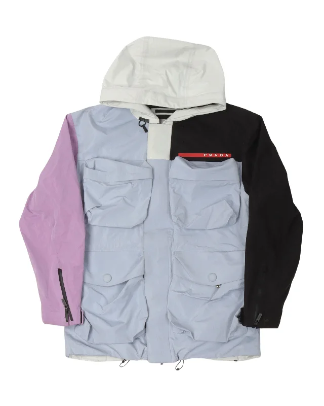 Sporty Essentials Technical Fabric Cargo Jacket