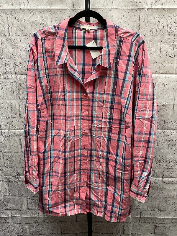 Lightwear Options Top Long Sleeve By Woman Within  Size: 2x