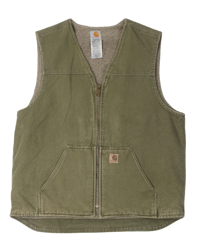 Cozy Looks Carhartt Sherpa Lined Vest