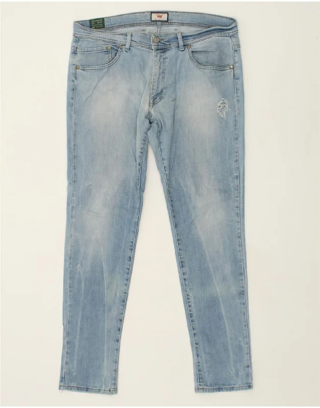 Active Essentials CARRERA Mens Slim Jeans W38 L33 Blue Cotton