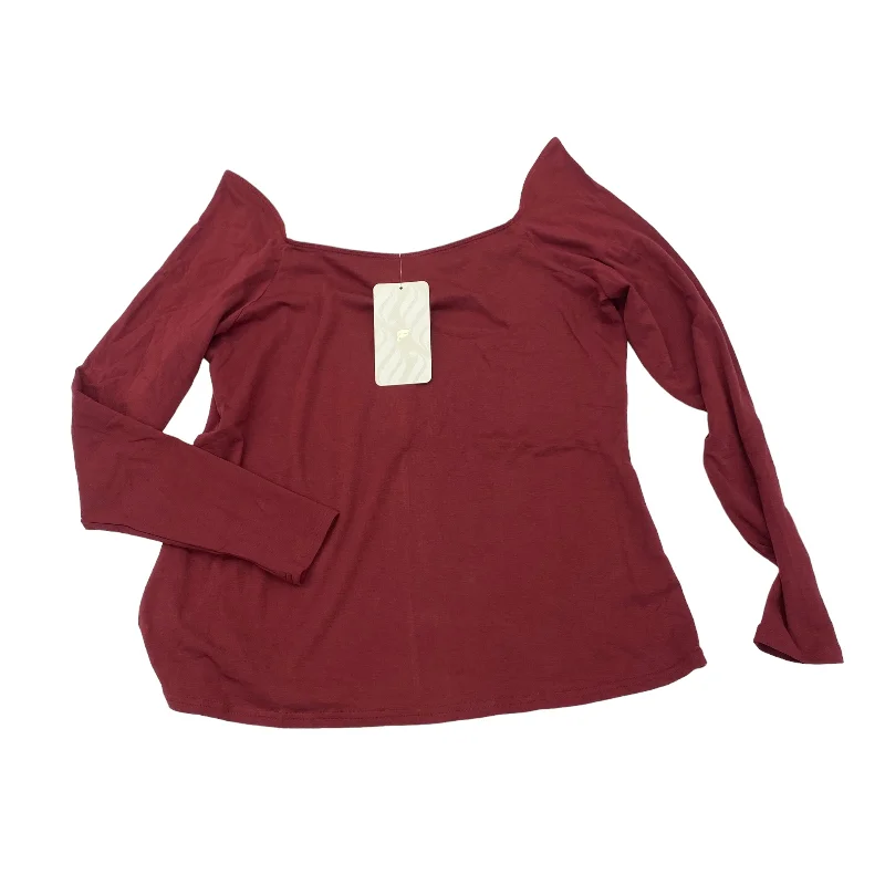 Laid-Back Wear Top Long Sleeve By Fabletics  Size: 1x