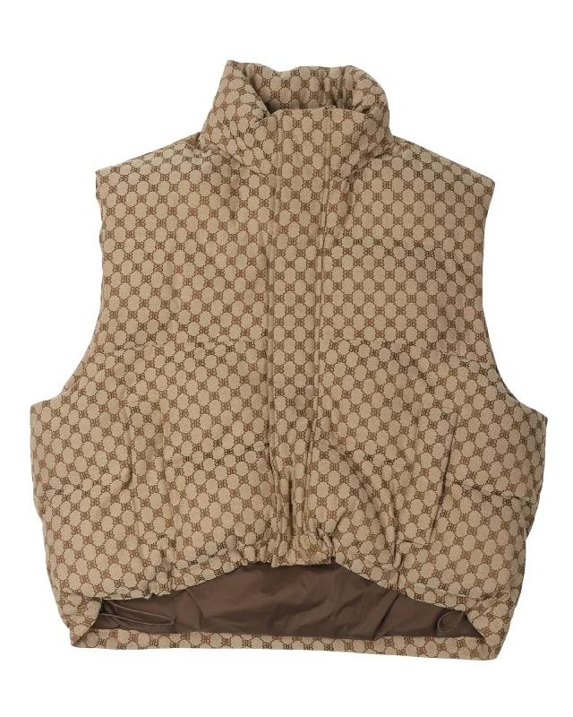 Everyday Denim Gucci Hacker Cocoon Puffer Vest