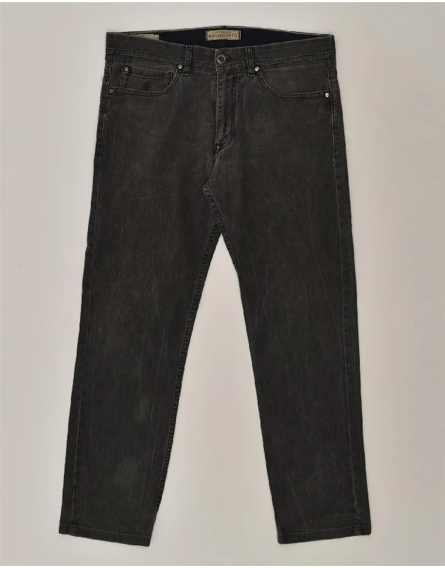 Comfy Sweaters MARLBORO CLASSICS Mens Slim Fit Straight Jeans W33 L34 Grey Cotton