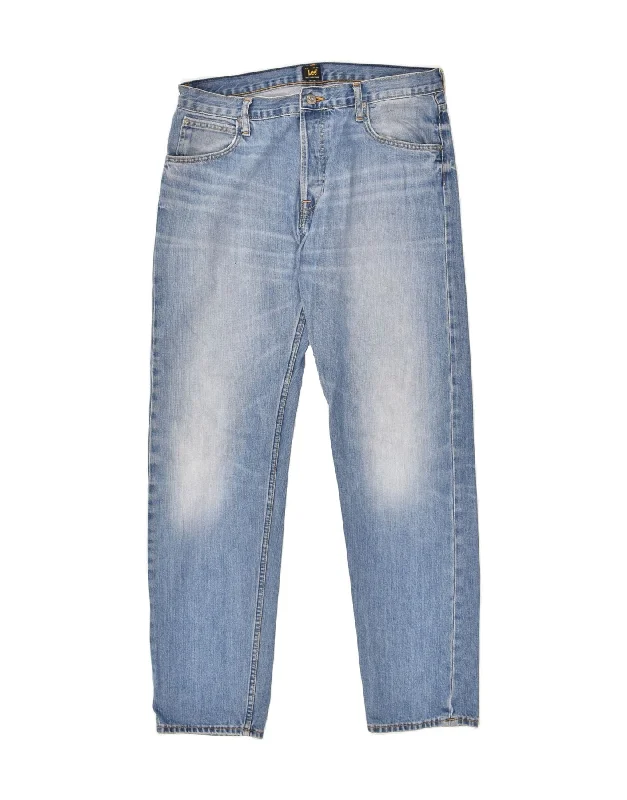 Modern Casuals LEE Mens Chase Tapered Jeans W33 L34 Blue Cotton