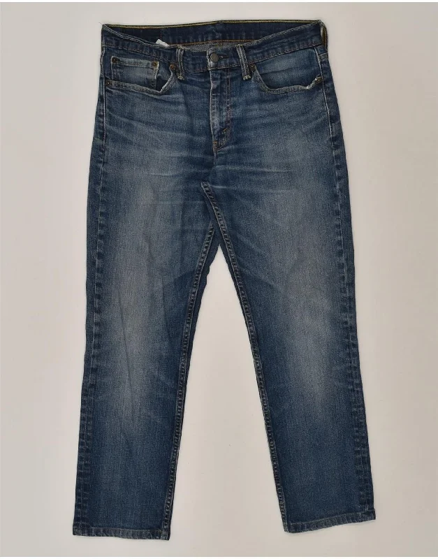 Classic Pieces LEVI'S Mens 511 Slim Jeans W32 L26 Navy Blue Cotton