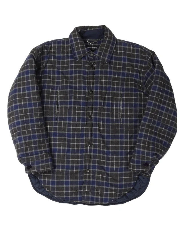 Street Casuals FW17 Quilted Padded Flannel Jacket