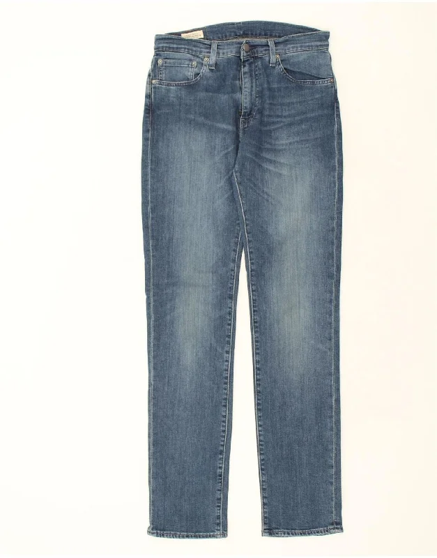 Effortless Comfort LEVI'S Mens 511 Slim Jeans W31 L34 Blue Cotton
