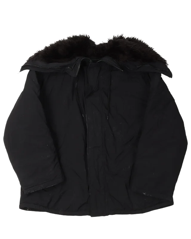 Cool Streetwear Oversized Parka w/ Fur-Lined Hood