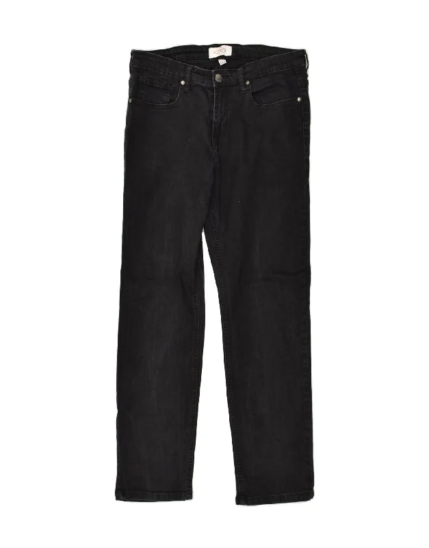 Relaxed Casuals LEE Mens Slim Jeans W32 L30  Black Cotton