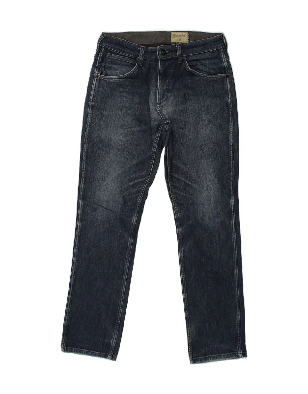Urban Gear WRANGLER Mens Greensboro Slim Jeans W30 L32  Blue Cotton