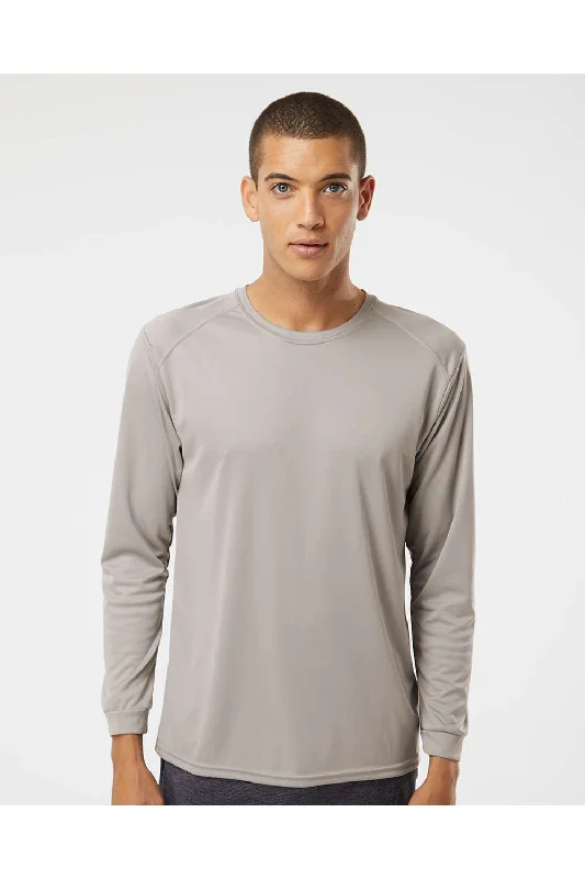 Casual Layers Paragon Mens Islander Performance Moisture Wicking Long Sleeve Crewneck T-Shirt - Sand Casual Layers Paragon Mens Islander Performance Moisture Wicking Long Sleeve Crewneck T-Shirt - Sand