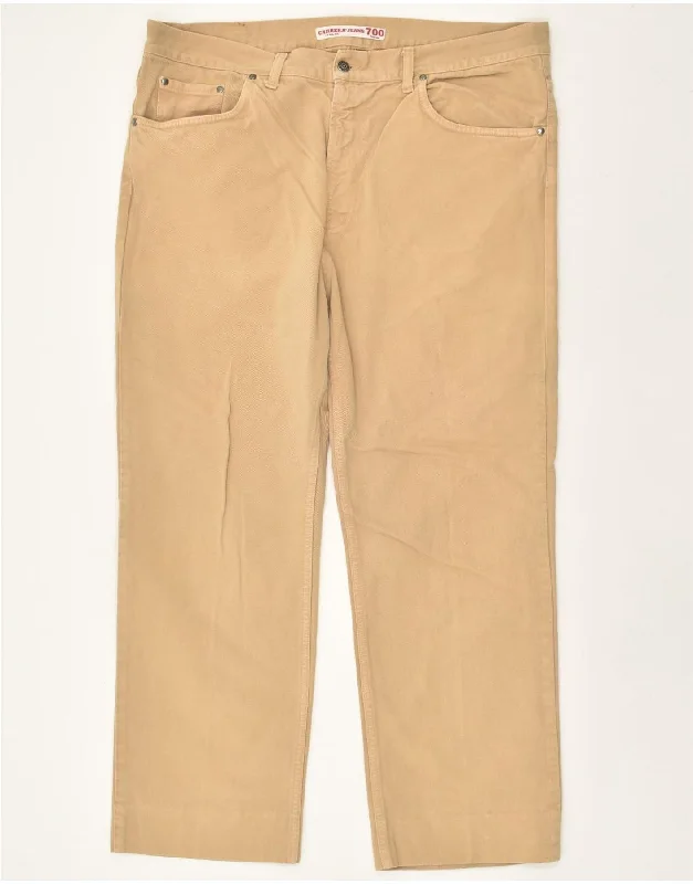 Casual Essentials CARRERA Mens Straight Jeans W40 L28 Beige Cotton