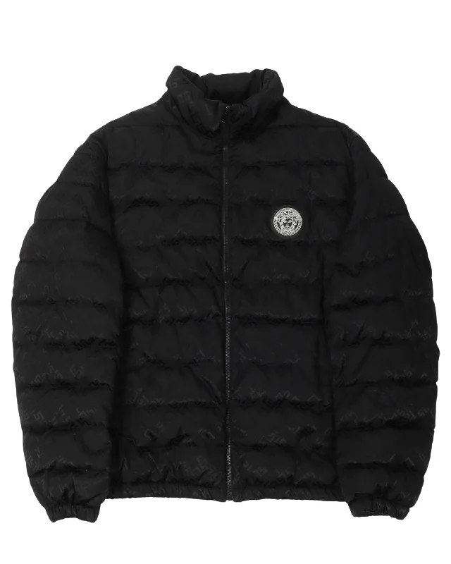 Active Essentials Monogram Medusa Logo Puffer Jacket