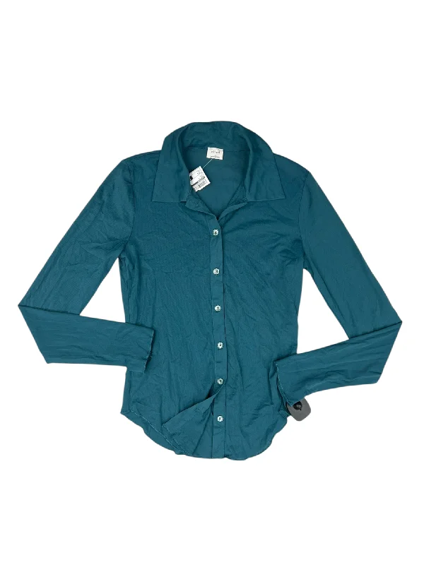 Street Gear Top Long Sleeve By Wilfred In Teal, Size: S