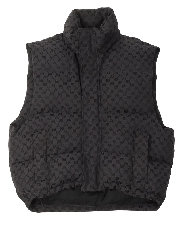 Simple Outfits Gucci Hacker Monogram Puffer Vest