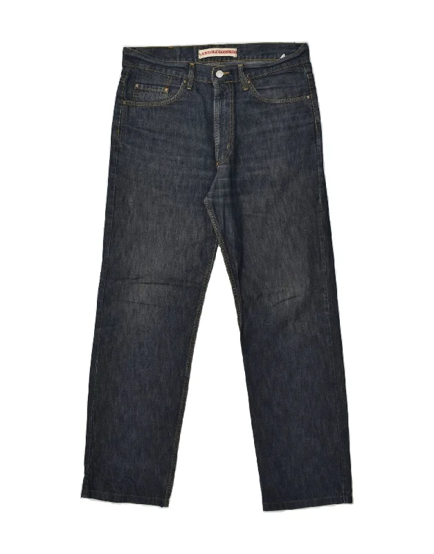 Versatile Wardrobe CARRERA Mens Straight Jeans W33 L33  Blue Cotton