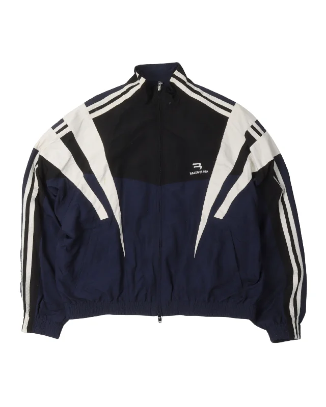 Relaxed Looks Sporty B Track Jacket