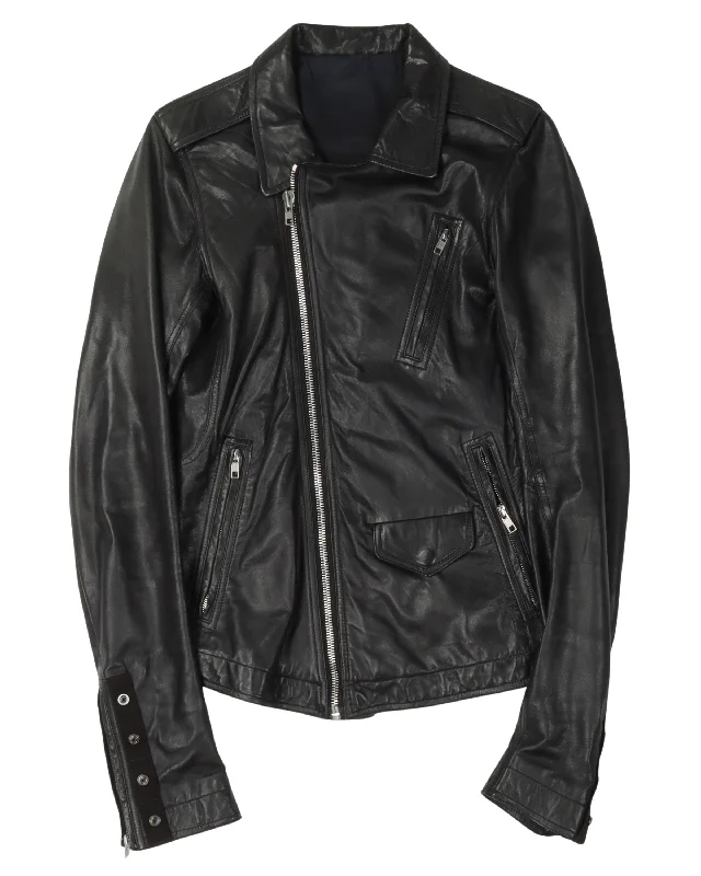 Stylish Tops Stooges Lamb Leather Jacket