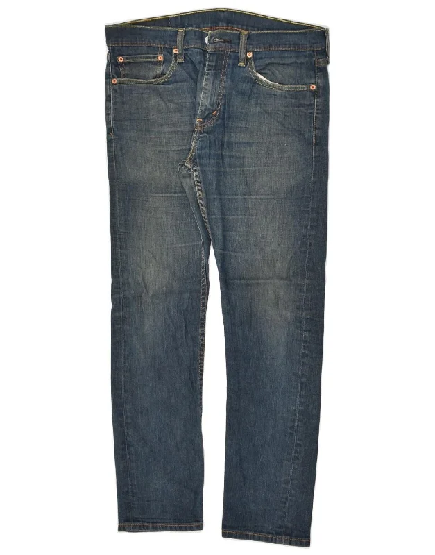 Smart Casual Wear LEVI'S Mens 508 Tapered Jeans W31 L30 Blue Cotton