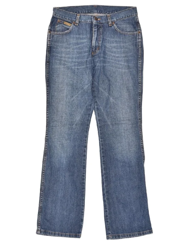 Relaxed Wearables WRANGLER Mens Straight Jeans W29 L32 Blue Cotton
