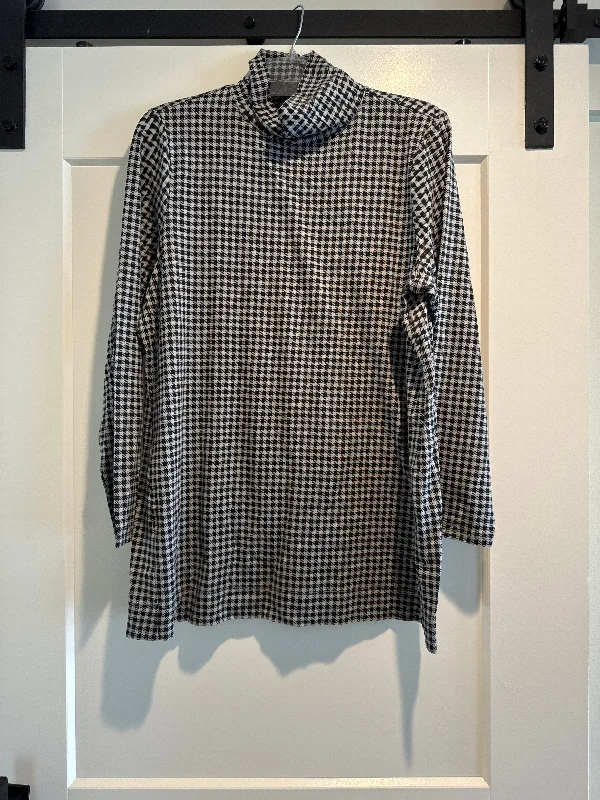 Smart Casual Wear Top Long Sleeve By J. Jill In Grey, Size: L