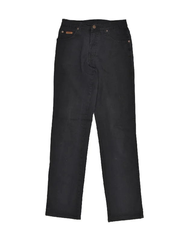 Versatile Outfits WRANGLER Mens Slim Jeans W30 L31  Black Cotton