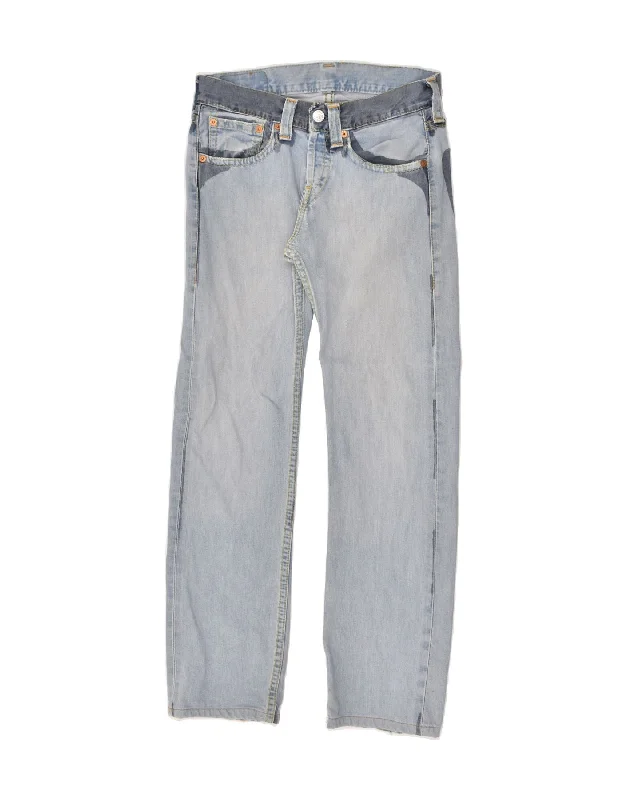 Urban Gear LEVI'S Mens 901 Straight Jeans W30 L30 Blue Cotton