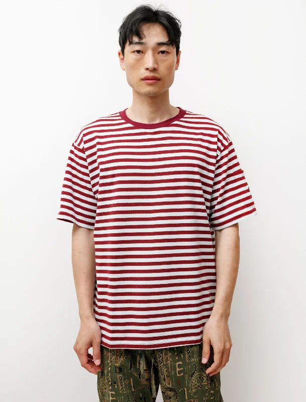 Classic Jackets SS Crewneck T-Shirt Sax/Wine