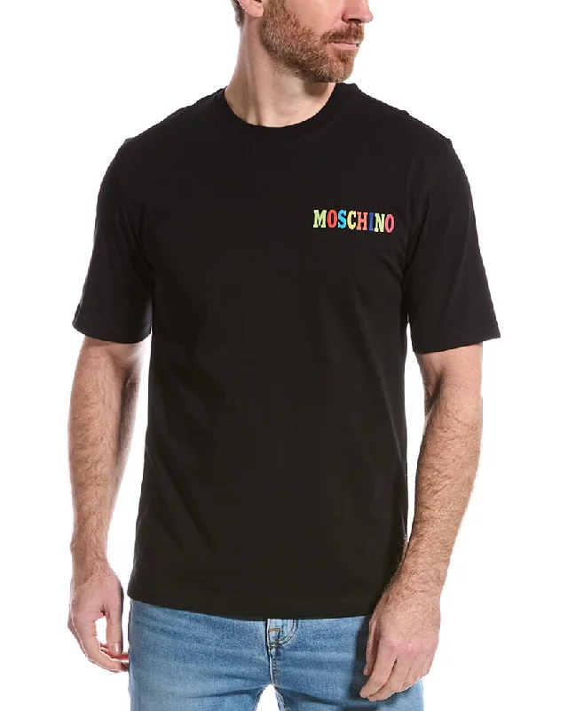 Comfy Sweaters Moschino Logo T-Shirt