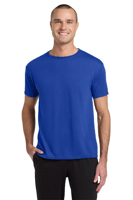 Cozy Looks Jerzees Mens Dri-Power Moisture Wicking Short Sleeve Crewneck T-Shirt - Royal Blue