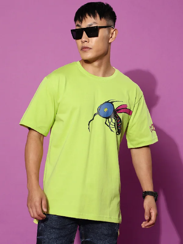 Casual Sneakers Casual Lemonade Oversized Pocket Graphic Printed Tshirt