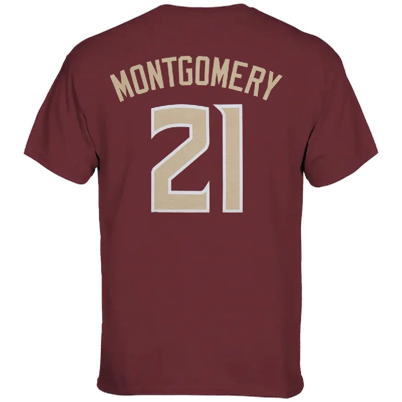 Weekend Wear Retro Brand Adult/Unisex Seminoles Carson Montgomery #21 Short Sleeve T-shirt Weekend Wear Retro Brand Adult/Unisex Seminoles Carson Montgomery #21 Short Sleeve T-shirt