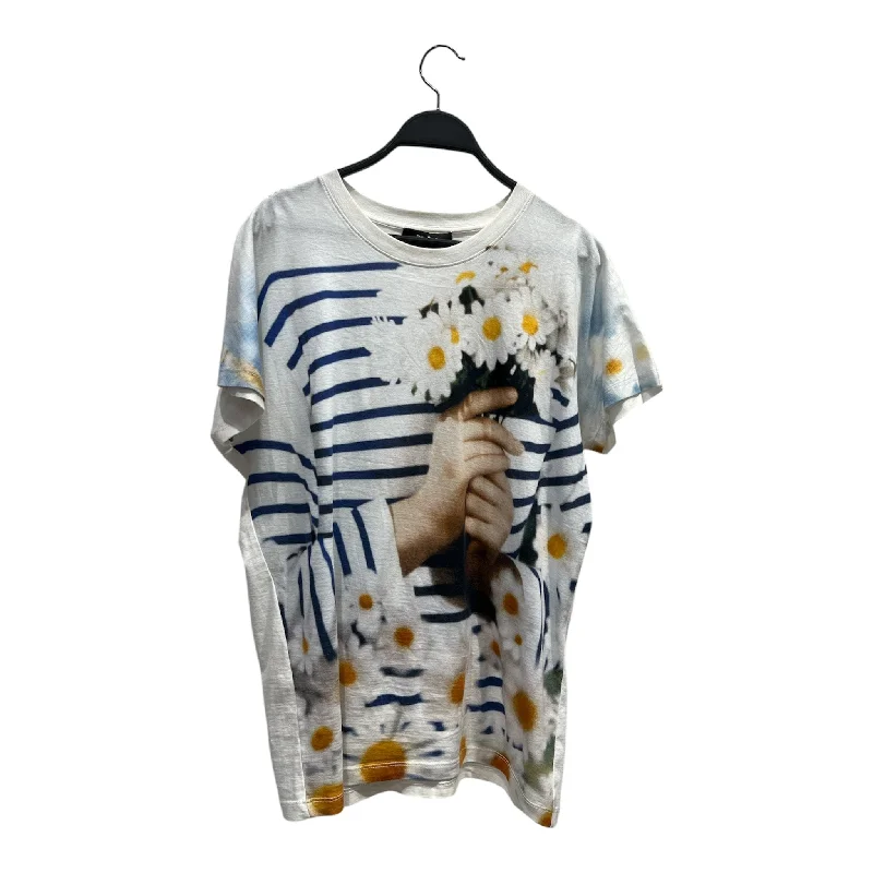 Urban Outfits Jean Paul Gaultier/T-Shirt/50/Cotton/WHT/High Neck/All Over Print/