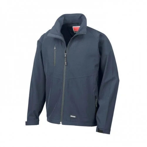 Casual Layers Result Mens 2 Layer Base Softshell Breathable Wind Resistant Jacket