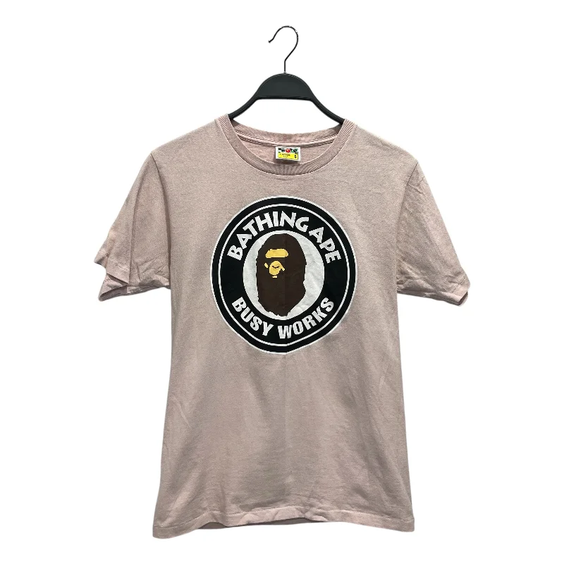 Casual Layers BAPE/T-Shirt/S/Cotton/PNK/Busy Works