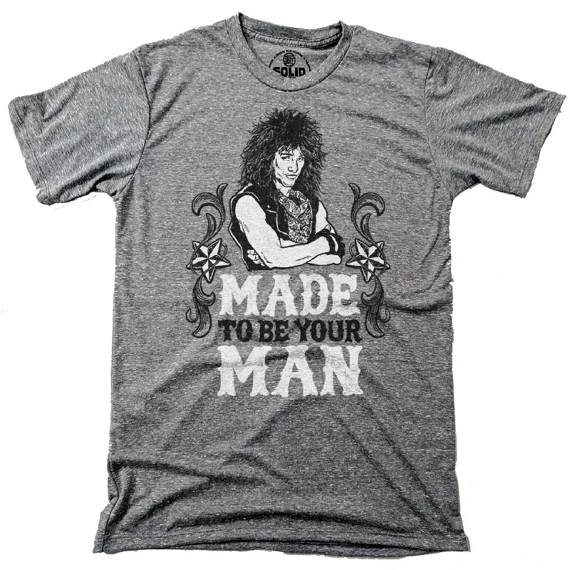Casual Knitwear Made To Be Your Man T-shirt