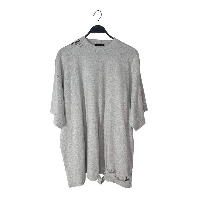 Cozy Essentials BALENCIAGA/T-Shirt/3/Cotton/GRY/balenciaga cut up speed hunter