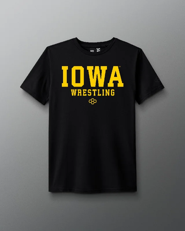 Relaxed Layers Iowa Wrestling Basic T-Shirt