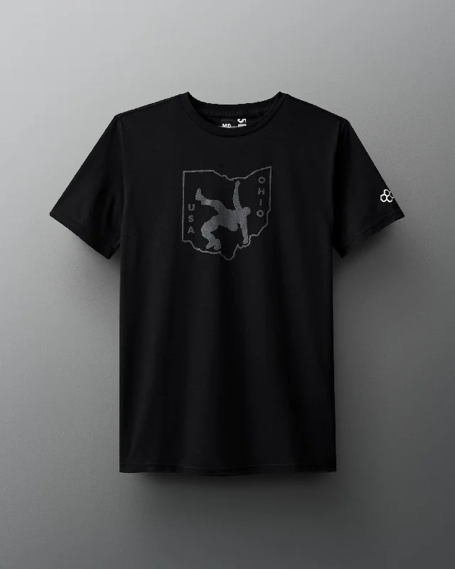 Cool Casuals Ohio USA Tonal T-Shirt