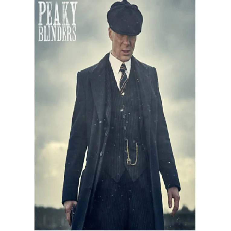 Casual Shirts Brand New Quality 1920'S English Style Peaky Blinders Style Vested Peaky Blinders Suit - Peaky Blinders Outfit + Overcoat + Hat (Peaky Blinder Custome)