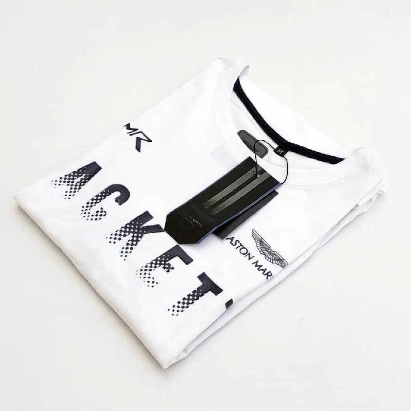 Outdoor Gear HK - Men 'White' Hackett Printed T-Shirt HK693